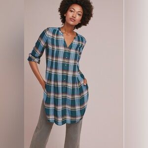 Akemi + Kin Plaid Tunic